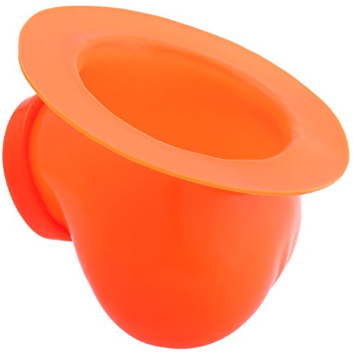 Sleeve con anillo de pene de 3.5 cm flexible y funda de látex Ben naranja 3