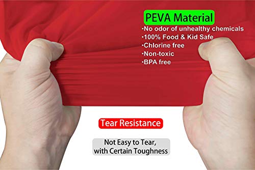 Red Plastic Tablecloths 2 Pack Ruby Disposable Table Covers 54 X 108 Inch Bridal Shower Party Tablecovers Peva Table Cloths For Bbq Picnic Birthday Wedding Banquet Parties 8 Ft Rectangle Table Use #TOP1