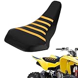 Wacece ATV Seat Cover Non-Slip Soft Waterproof for LTZ400 LTZ 400 LTZ400Z Quadsport Z400 2x4 2009-2014, High Elastic Leather Yellow
