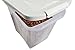 Van Ness 10-Pound Food Container with Fresh-Tite Seal (FC10) white