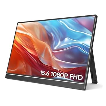 Monitor Portátil IPS Full HD 1080P 15.6" - Tela Secundária Ultra Fina - Para Laptop, MacBook, Switch e Consoles - Conectividade USB C e HDMI - Z1