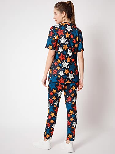 Image of Yuvraah Women's Polyester Printed Tracksuit