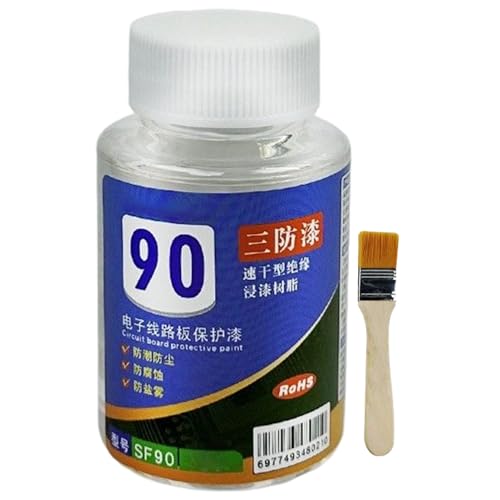 Conformal Coating for Electronics | Quick-Drying Sealant,50ML Moisture Resistant PCB Coating | for Circuit Boards LED Lamps Industrial Drone Automotive Marine Home LED Strip Solar Panel