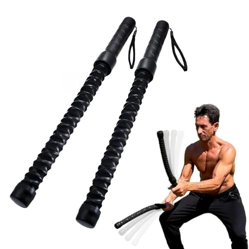 Spring - Coated Cordless Battle Ropes Fit for all genders suitable for rehab aerobic & strength ex ercises Freely control your workouts With portable & detachable design exercise anytime anywhere h