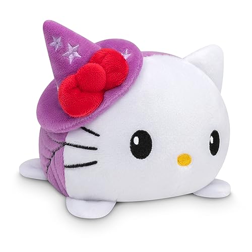 teeturtle - the officially licensed original sanrio plushie - witch  bat hello kitty - cute sensory fidget stuffed animals that show your mood - perfect for halloween