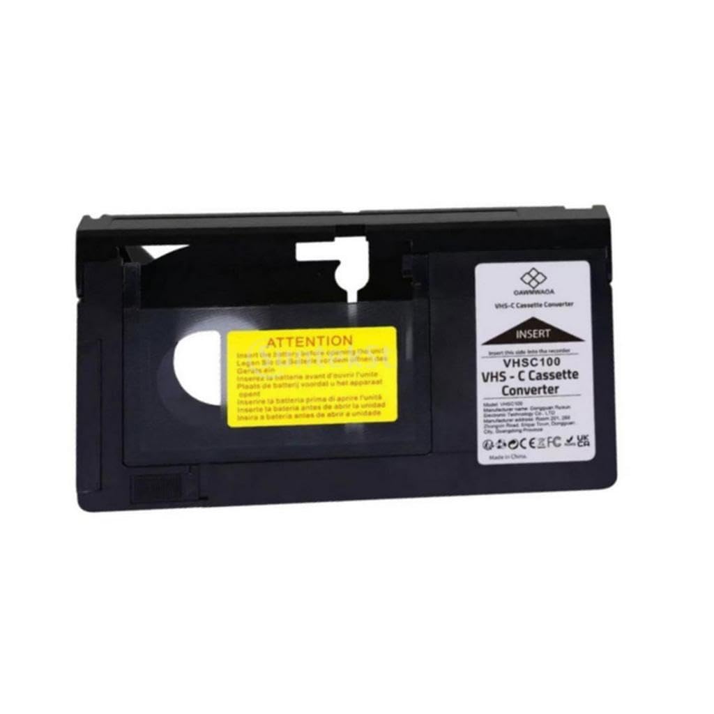 Qianly Adaptateur VHS vers Cassette Professionnel Haute Performance