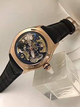 corum bubble watch skeleton