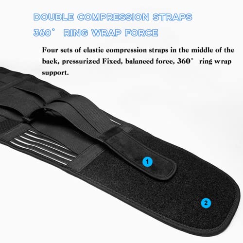 Faja Lumbar Ajustable de Alta Resistencia y Tejido Transpirable M 4