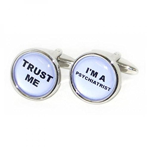 Mancuernillas GTR Trust me I'm a Psychiatrist miniatura 1