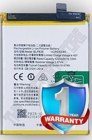 Image of Original BLP839 Battery for Oppo A95 Battery with 1 Year Warranty***(B0078)