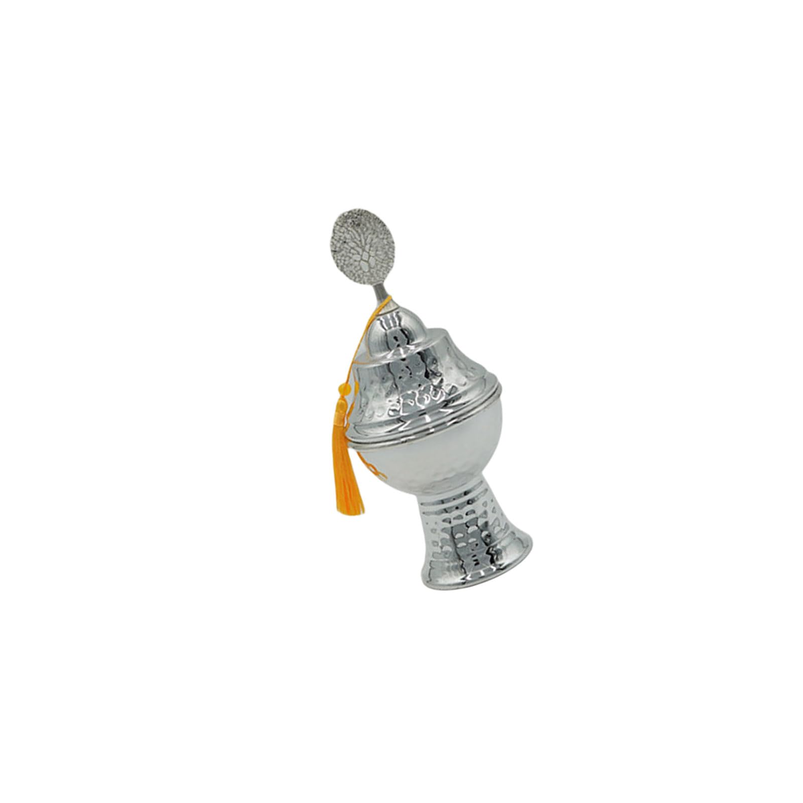 NMFLAB Artistic Metal Fruit Bowl with Traditional Arabian Pattern Candy Container Housewarming Event Living Room Deck Bowl