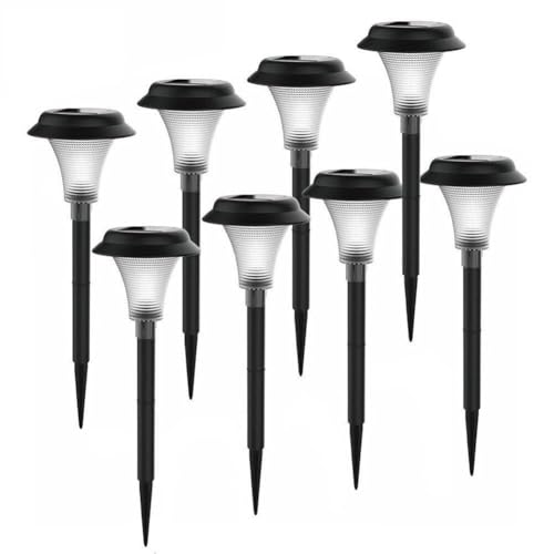 Twinkle Star Solar Path Lights Solar Garden Lights Outdoor LED Solar Landscape Lights Outdoor Garden Lights (8 Pack)
