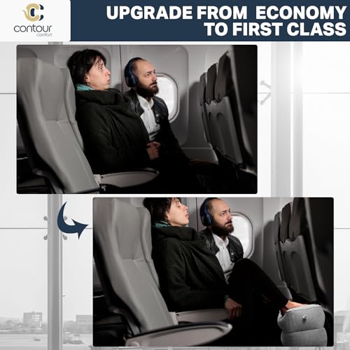 Contour Comfort Inflatable Airplane Foot Rest With Hand Pump And Carry Bag thumb #4