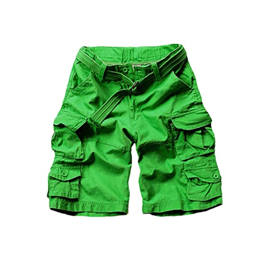 Short cargo vintage homme camou multipoches avec ceinture GN robuste