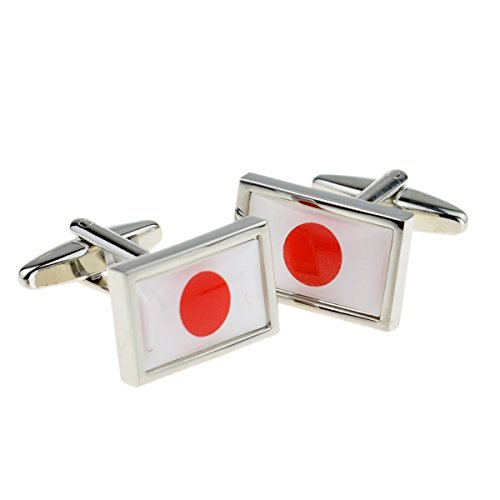 Mancuernillas Hombre Bandera Japón GTR Unisex miniatura 1