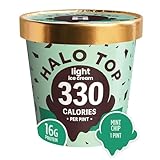 Halo Top Creamery, Mint Chip, 16 oz (Frozen)