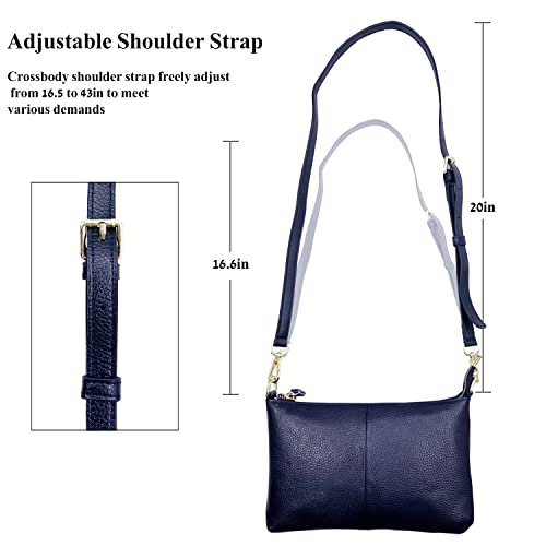 Image of Beurlike Leather Wristlet Wallet Clutch Purses For Women Small Crossbody Phone Bags