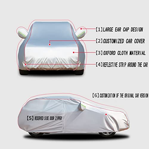 WOLWES Telo Auto Adatto per 2006-2023 Audi Q7,Telo...