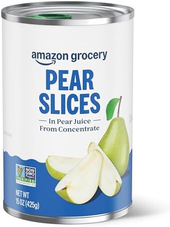 Amazon Grocery, Pear Slices, 15 Oz