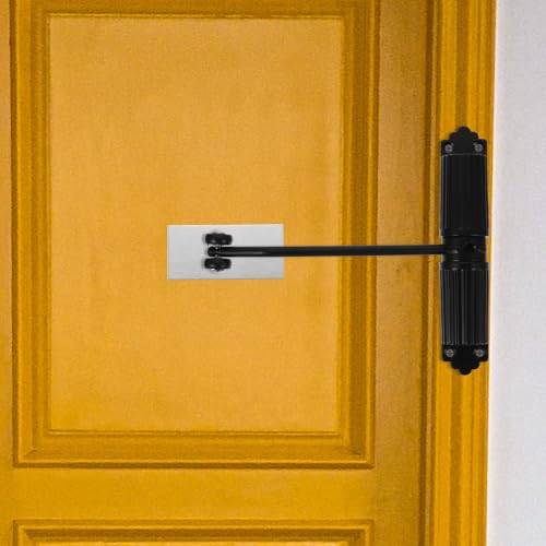 Cierrapuertas automático de aluminio fundido con resorte doble 8