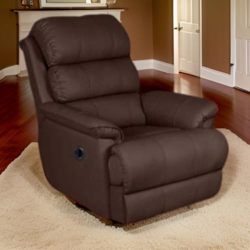 Image of Elegant Recliner Sofa 1 Seater - Supreme Comfort, Durable Manual Recliner Chair Design, and 5-Year Warranty for Reliability