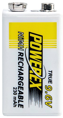 Powerex Maha MH-96V230 9.6V 230mAh Rechargeable NiMH Battery - 4 Pack