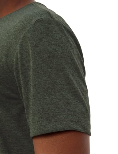 VAUDE Essential T-Shirt für Herren in Agave, Größe L – Schnelltrocknendes & pflegeleichtes Sport Shirt, Atmungsaktives Outdoor T-Shirt mit Rundhals, Ideal für Fahrradreisen, Wandern & Trekking