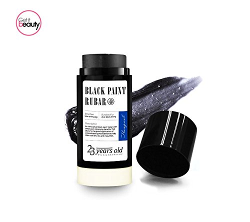 23 Years Old Aqua Black Paint Rubar (Black N White Head Scrub Bar)