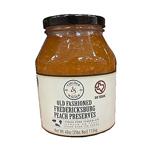 Fischer & Wieser Old Fashioned Fredericksburg Peach Preserves, 40 Ounce Jar