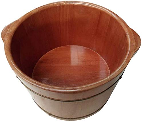 Barril de Madera para Spa de Pies, Portátil y Duradero