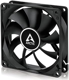 ARCTIC F9 PWM - 92 mm PWM Case Fan, PWM-Signal regulates Fan Speed, quiet motor, Computer, Fan Speed: 150-1800 RPM - Black
