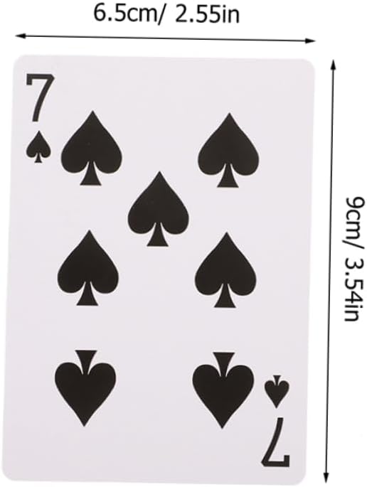 2sets Blank DIY Poker Card Single-Sided Sublimation Playing Cards for Custom Designs Reliable Paper Material Smooth Finish for Leisure and Entertainment Decks