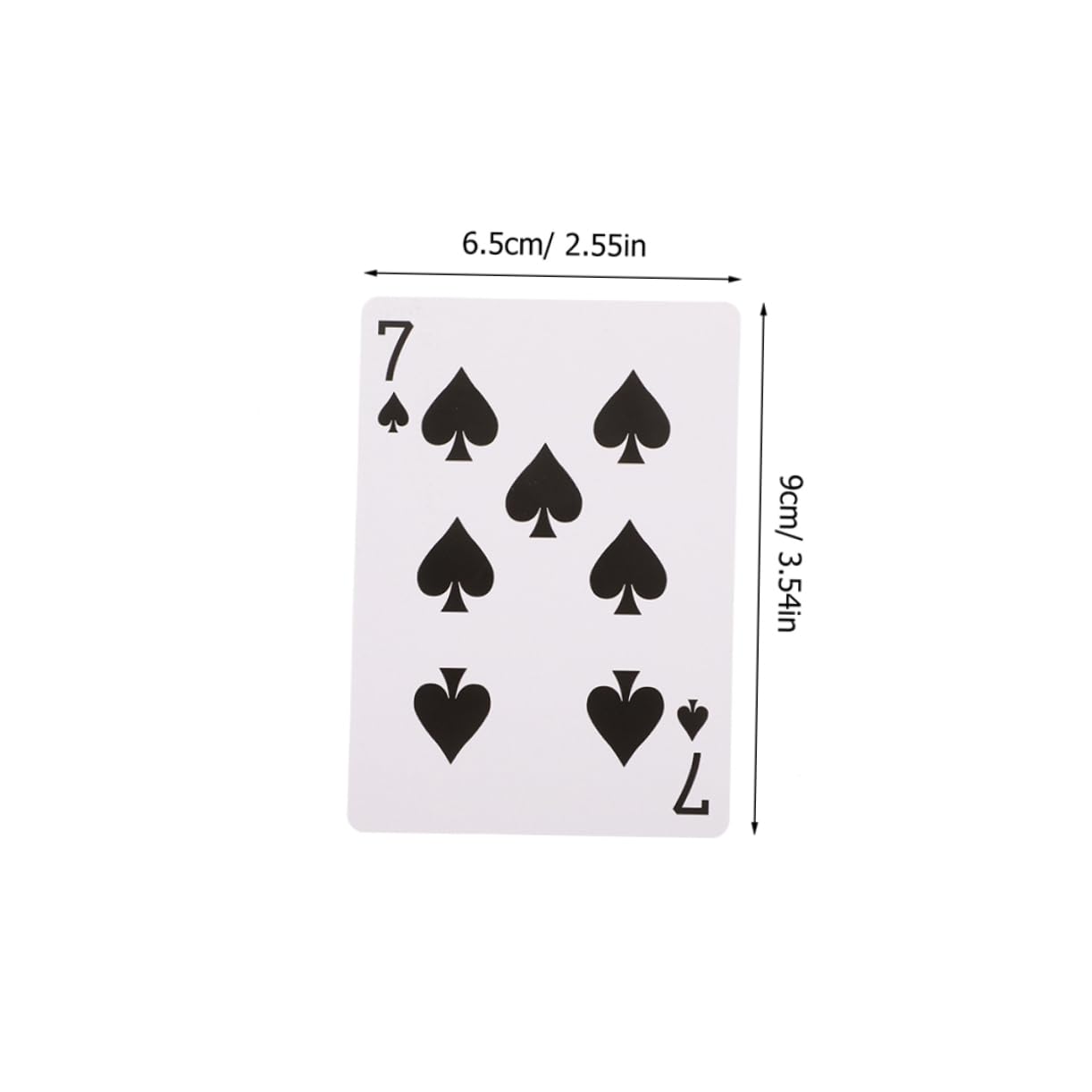 NAMOARLY Unfinished Poker Cards 2 Pack Blank Paper Cards for DIY Art Sublimation Heat Transfer