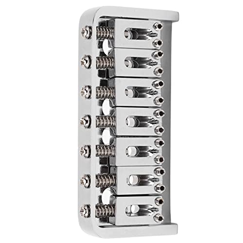 Remplacement du pont du cordier, pont fixe de guitare à 7 cordes poli à la main pour instrument à cordes - Les Beatles, Paul McCartney, John Lennon, RIngo Starr, George Harrison Remplacement du pont du cordier, pont fixe de guitare à 7 cordes poli à la main pour instrument à cordes – Image 3