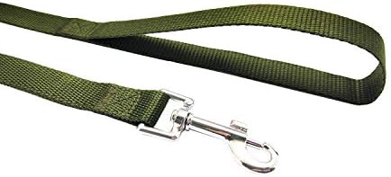 Nylon Training Dog Leash for Small Medium Large Dogs, 15ft 20ft 30ft 50ft Long Leash Dog/Puppy Lead for Obedience Recall Training, Camping (20ft, Green) - 3