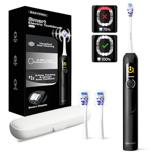 SAKYPRORAL Electric Toothbrush AI Smart Screen Kids Teens |