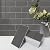 Avant Decor | Sample Tile | Stone Composite Subway Solid Color Tiles | Peel and Stick Kitchen Backsplash Tiles | Wall Tiles | 3” x 6” | Bex Metro Glossy Pewter