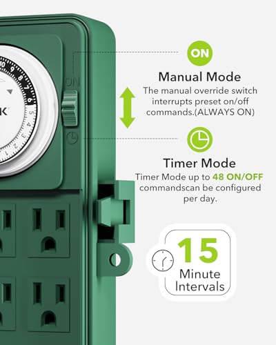 Bn-Link BNC-U3 24 Hour Mechanical Outdoor Multi Socket Timer thumb #3