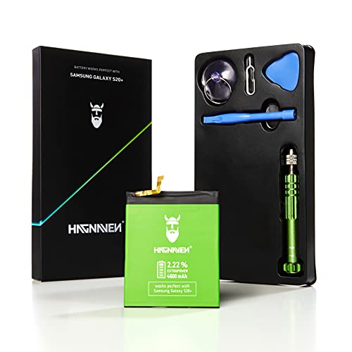 Batería Hagnaven® Li-polímero para Samsung Galaxy S20 Plus SM-G985F | Batería de Repuesto & Herramientas | 4600 mAh | Celdas MÁXIMA AUTONOMÍA | Año de producción 2021 Cover