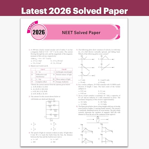 Image of PW NEET PYQ 39 Years Physics For 2027 Exam | PYQ Deja Vu | Additional PYQs from Re-NEET and Other States | Chapterwise and Topicwise Solutions (2026-1988) with Highlighted Must Revise Questions