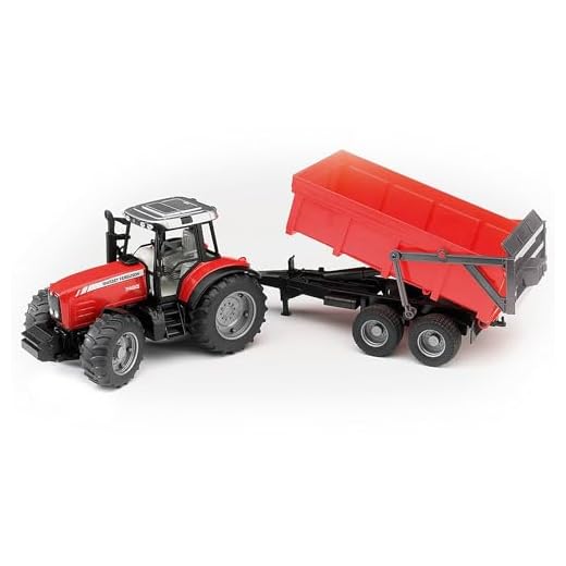 Bruder 02045 – Massey Ferguson 7480 med badkarstipphänge