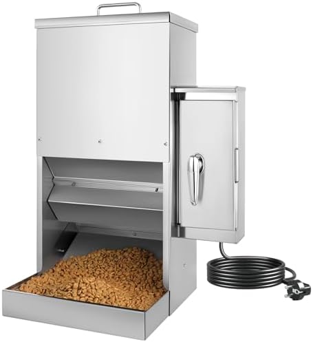 Alimentador Automático para Perros de 16L con Temporizador, Dispe...