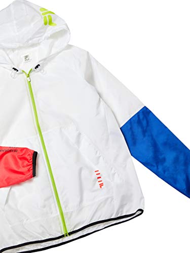 Jaqueta Corta Vento Run Gear, Fila, Feminino, Branco/Colorido, P
