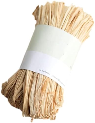 Natürliches Bast-Papierband, ideal für Floristensträuße, Dekoration, Bastelarbeiten, Papierband, Geschenkpapier, M, Andere Edelsteine