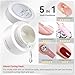 Gel Nail Glue | 5Ml Multifunctional Strong Glue - Professional Adhesive Gel for Nail Tips Rhinestones Art Design | Long-Lasting Quick Drying Bond for Beauty Manicure, Salon, Home, Daily Styling