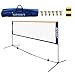 kowaku Badminton Sets Backyards with Net Multifunctional Portable Professional Easy Setup Volleyball Net Backyard for Court Backyard Indoor Lawn, 5.1m Width