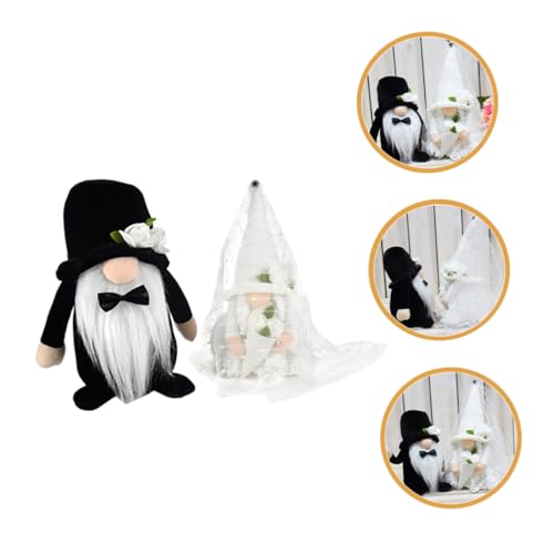 Gnomes en peluche en coton PP ornement de qualite pour table de mariage