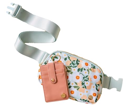 Crossbody Bags for Women Matching Wallet 2PC Hands Free Belt Bag Faux Leather Slim Credit Card Holder