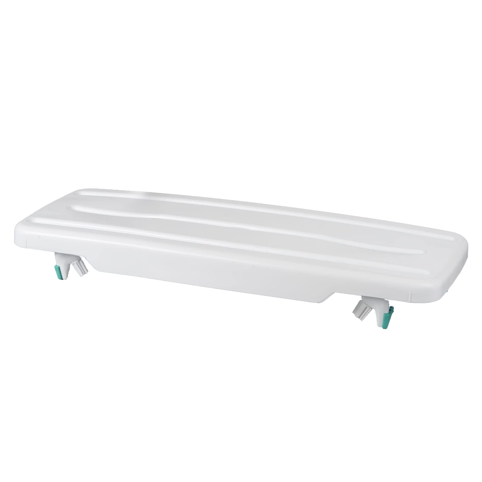 Helping Hand Kingfisher White Plastic Bath Transfer Board. Bath Board for Elderly and Disabled Users. Adjustable to Fit 16"-24" Width Baths. 200kg / 31 Stone Weight Limit