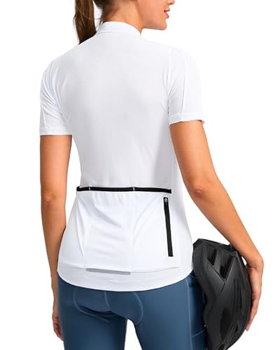 Biking Tops With Pockets Road Mountain Riding(white,l)